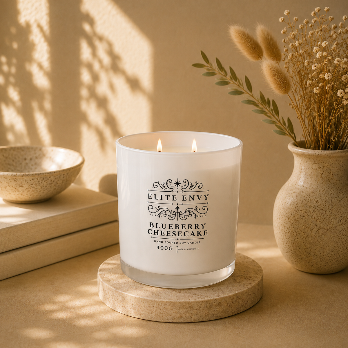 New! Blueberry Cheesecake Luxury Candle