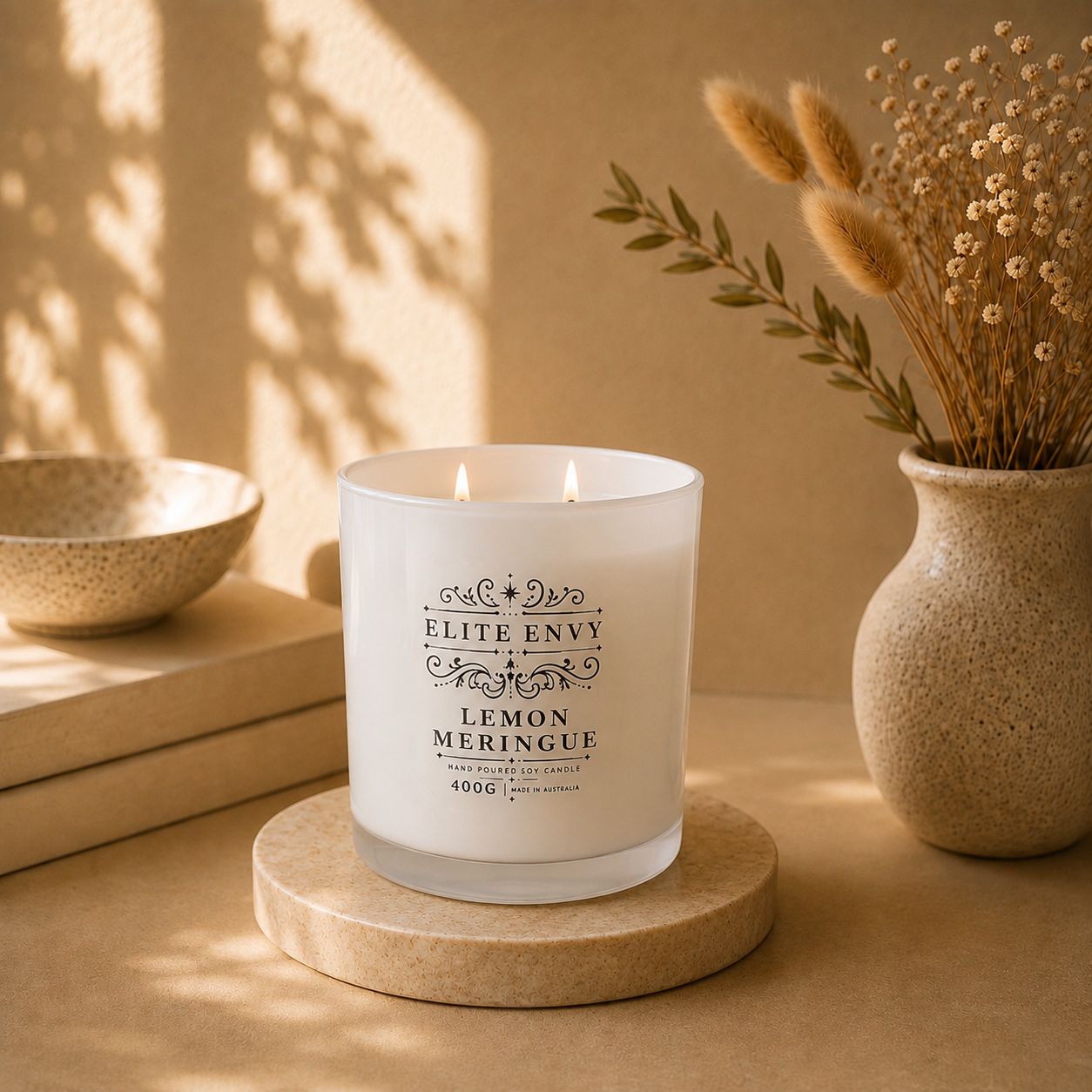 New! Lemon Meringue Luxury Candle