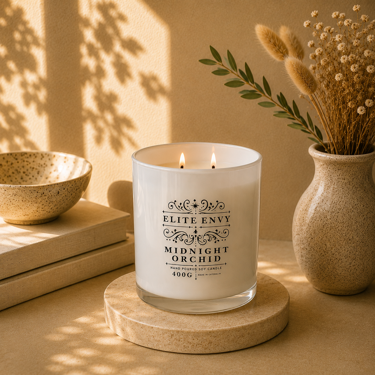 New! Midnight Orchid Luxury Candle