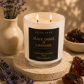 Black Amber & Lavender Candle