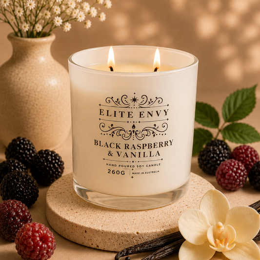 Black Raspberry & Vanilla Luxury Candle