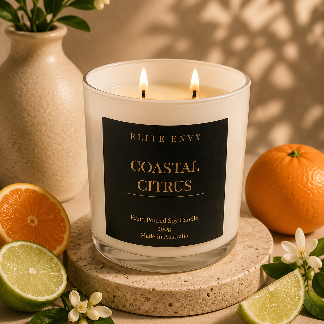 Coastal Citrus Luxury Candle