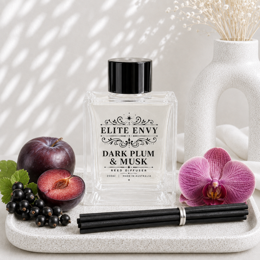NEW! Dark Plum & Musk Reed Diffuser