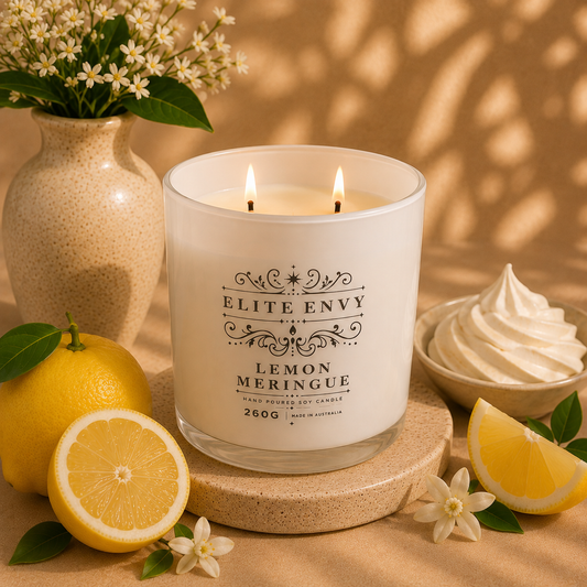 New! Lemon Meringue Luxury Candle