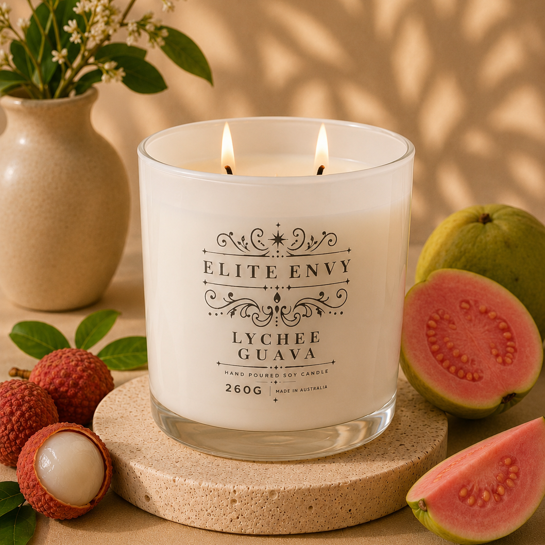 Lychee Guava Luxury Candle