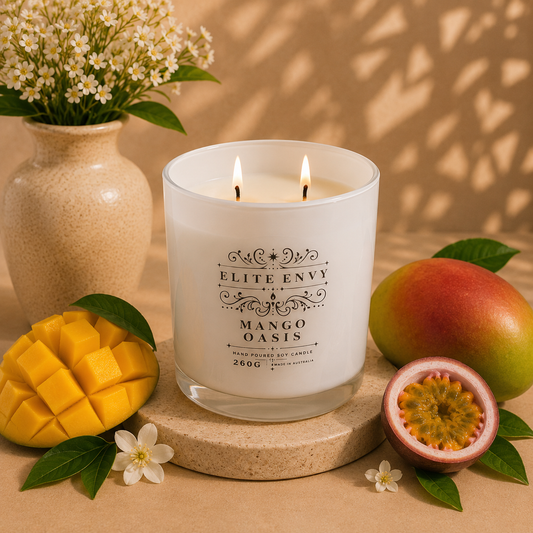 New! Mango Oasis Luxury Candle