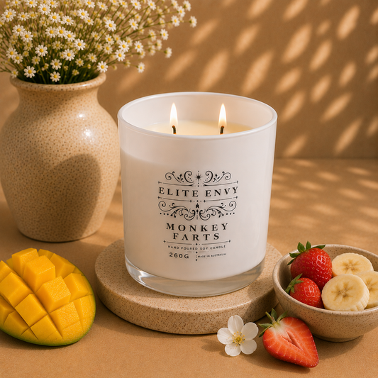 New! Monkey Farts Luxury Candle