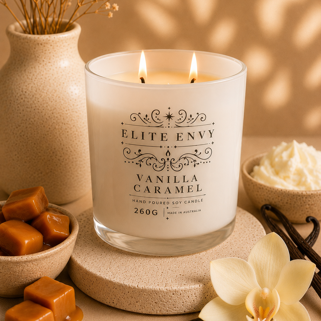 Vanilla Caramel Luxury Candle