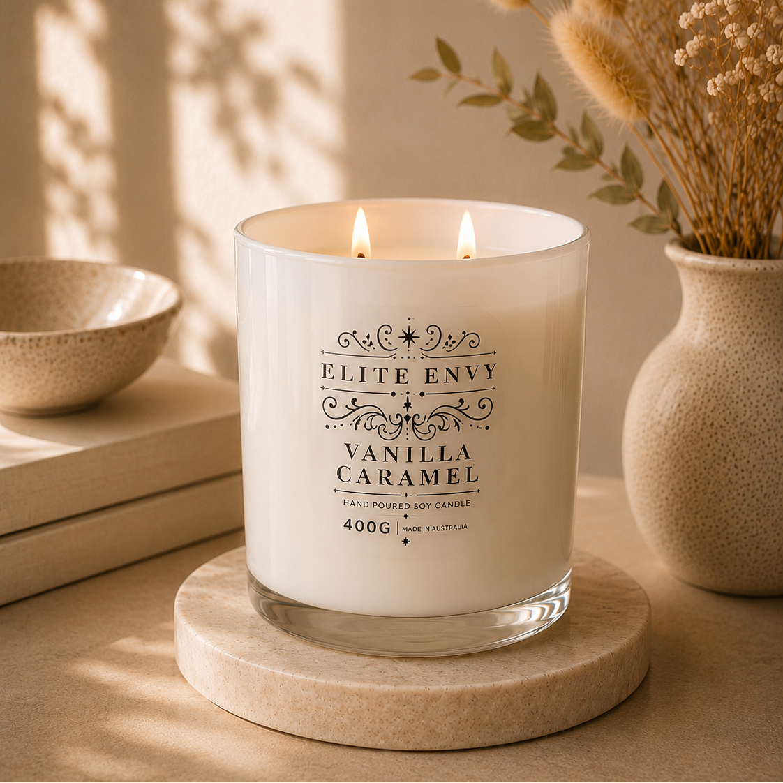 Vanilla Caramel Luxury Candle